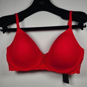 Natori Scarlet Lace Bra Size 30DD NWT